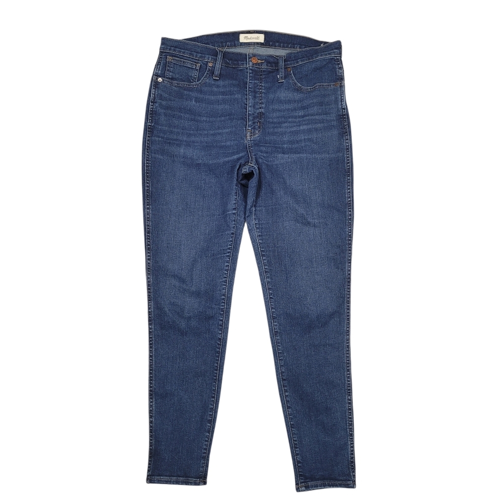 Madewell 10" High-Rise Skinny Jeans Women's Size 32 Classic Denim Streetwear
